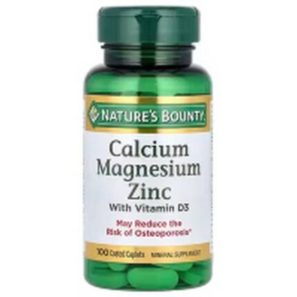 Strengthening bones and teeth-Nature's Bounty, Calcium Magnesium Zinc with Vitamin D3,