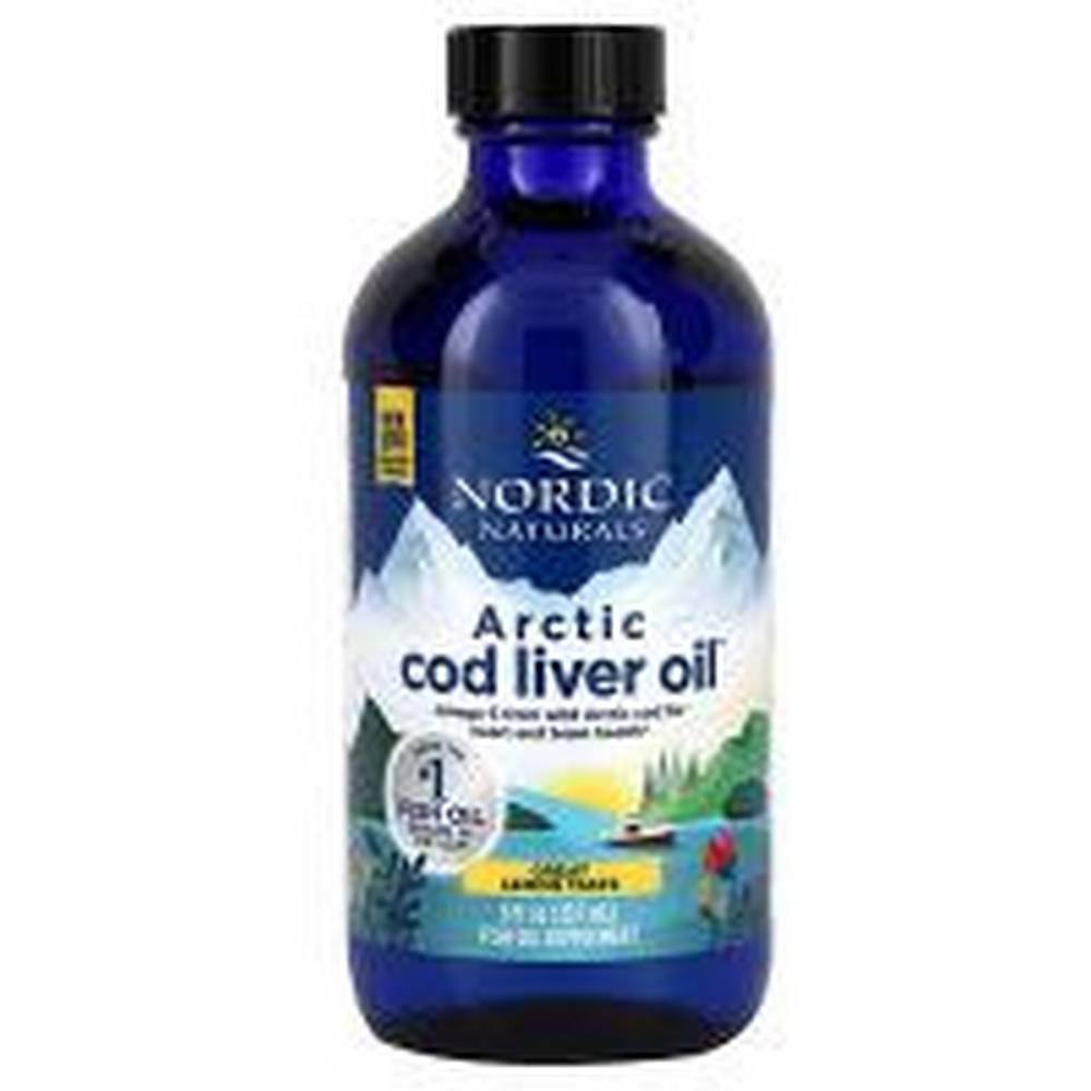 nordic naturals arctic cod liver oil lemon 237ml nordic naturals aceite de higado de bacalao artico con limon237ml Cardiovascular Support-Nordic Naturals Arctic Cod Liver Oil Lemon,