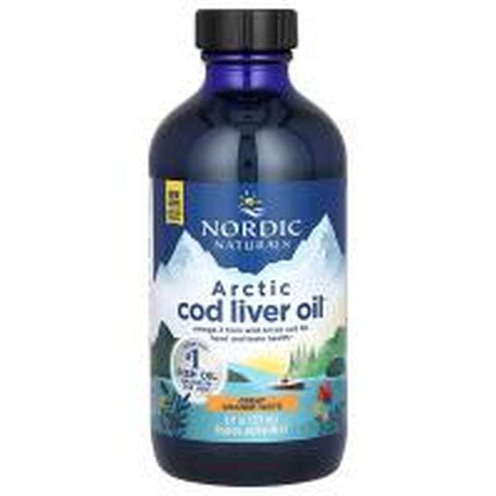 nordic naturals arctic cod liver oil orange 237ml nordic naturals aceite de higado de bacalao artico con naranja237ml Cardiovascular Support-Nordic Naturals Arctic Cod Liver Oil Orange,