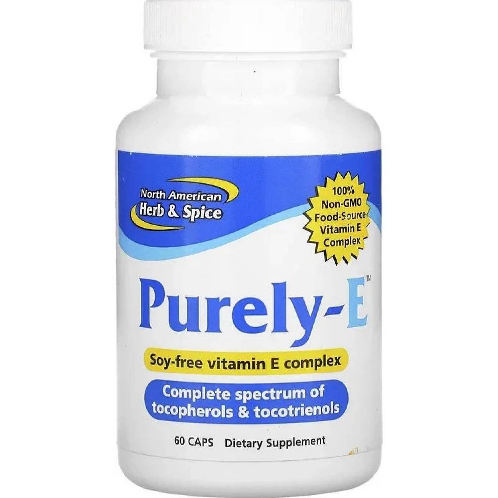 north american herb and spice vitamin e purely e60 Supports skin health β North American Herb & Spice Vitamin E Purely-E,