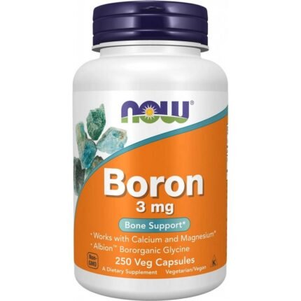 Supports bone strength and density — Now Boron 3mg,