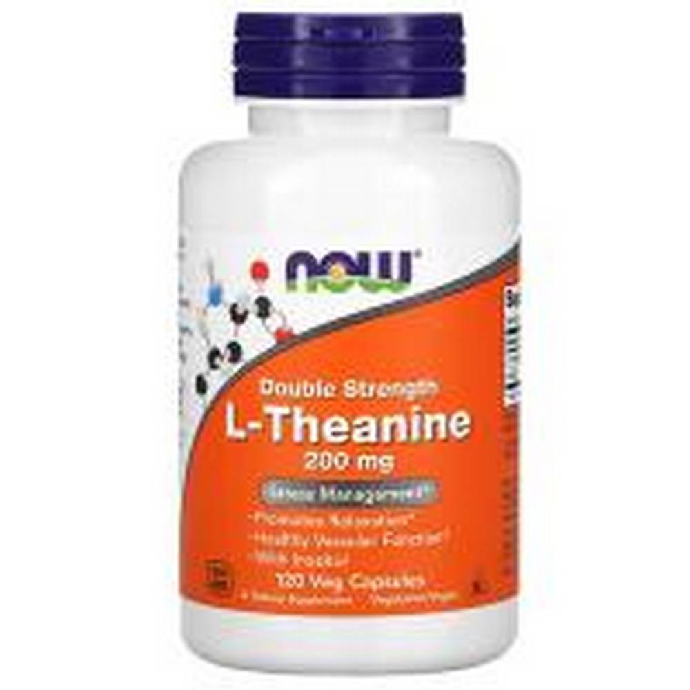 now foods double strength l theanine 200 mg120 now foods l teanina de doble potencia 200 mg 120 Stress Reduction - NOW Foods Double Strength L-Theanine 200 mg,