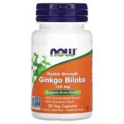 Memory & Focus - NOW Foods Ginkgo Biloba, Double Strength 120 mg,