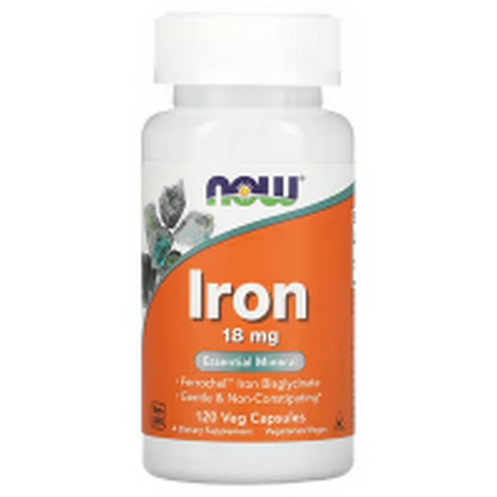 now foods iron 18 mg 120 now foods hierro 18 mg 120 Immune System Support - NOW Foods, Iron, 18 mg,
