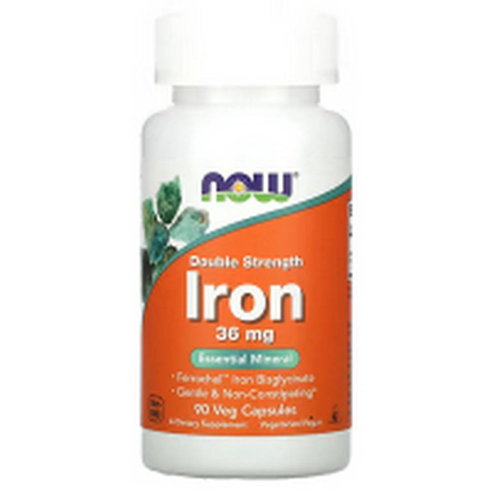 now foods iron double strength 36 mg 90 now foods hierro doble potencia 36 mg 90 Immune System Support - NOW Foods, Iron, Double Strength,