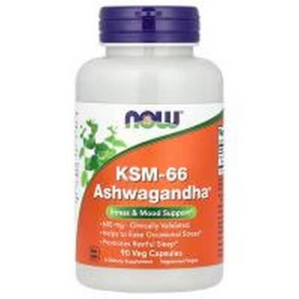 Immune Support -NOW Foods KSM-66 Ashwagandha® 600 mg,