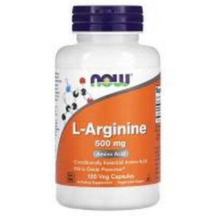 Improved Circulation - NOW Foods L-Arginine 500 mg,
