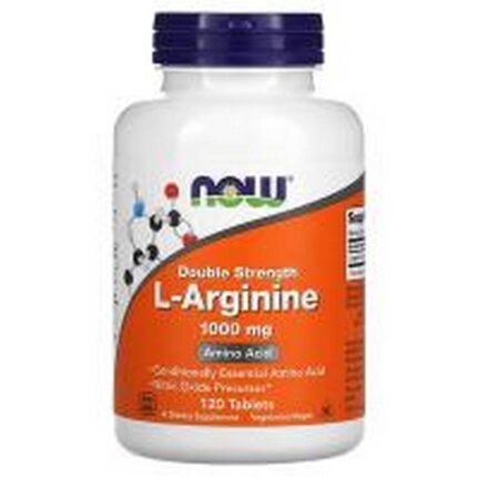 Improved Circulation -NOW Foods L-Arginine Double Strength 1,000 mg,