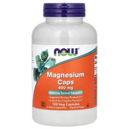 Magnesium Deficiency -NOW Foods, Magnesium Caps,