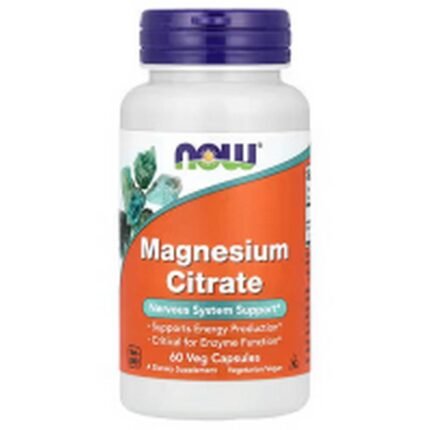 Magnesium Deficiency -NOW Foods, Magnesium Citrate,
