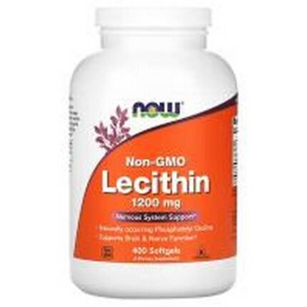 Heart Health Support-NOW Foods Non-GMO Lecithin 1200 mg,
