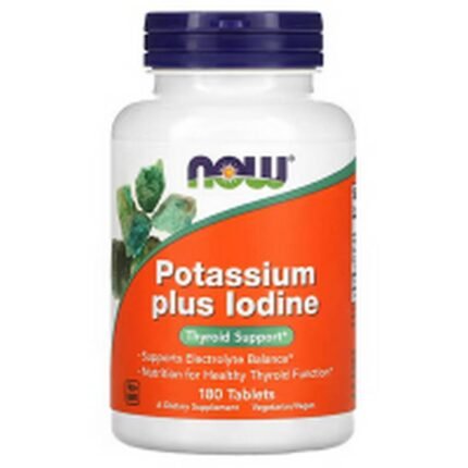 Thyroid Support - NOW Foods, Potassium Plus Iodine,