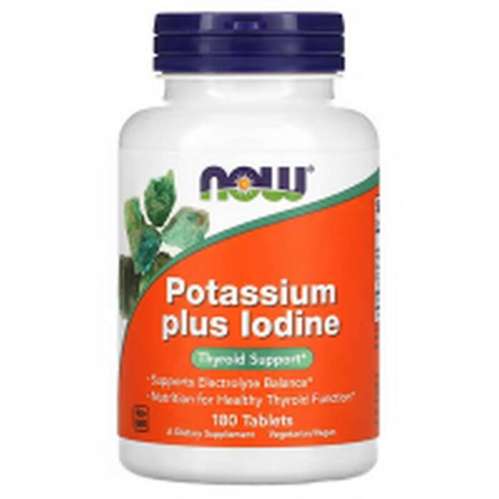 Thyroid Support - NOW Foods, Potassium Plus Iodine,