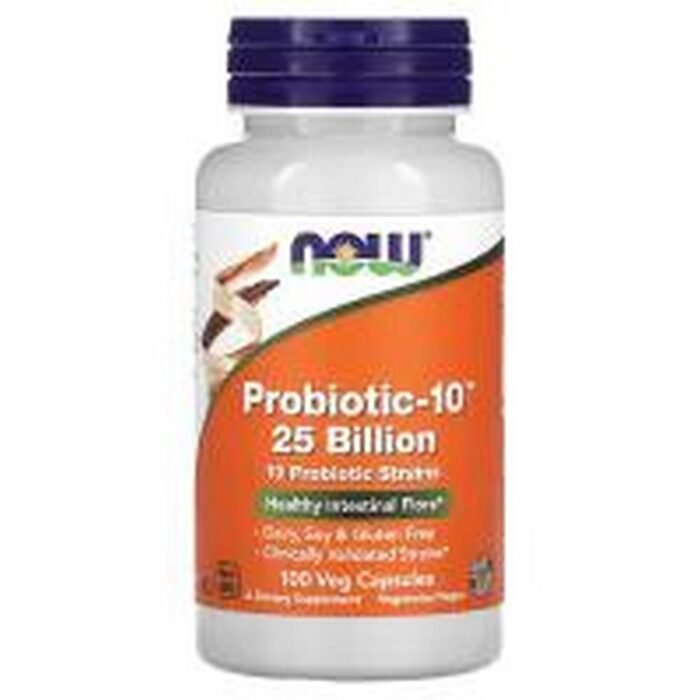 Gut Microflora Support - NOW Foods Probiotic-10 25 Billion,