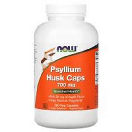 Digestive Support -NOW Foods Psyllium Husk Caps 700 mg,