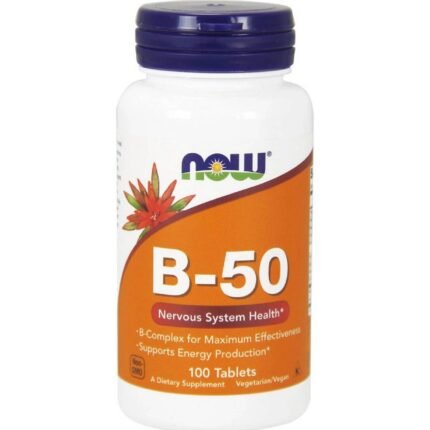 Supports energy metabolism — NOW Foods Vitamin B-50 Complex,