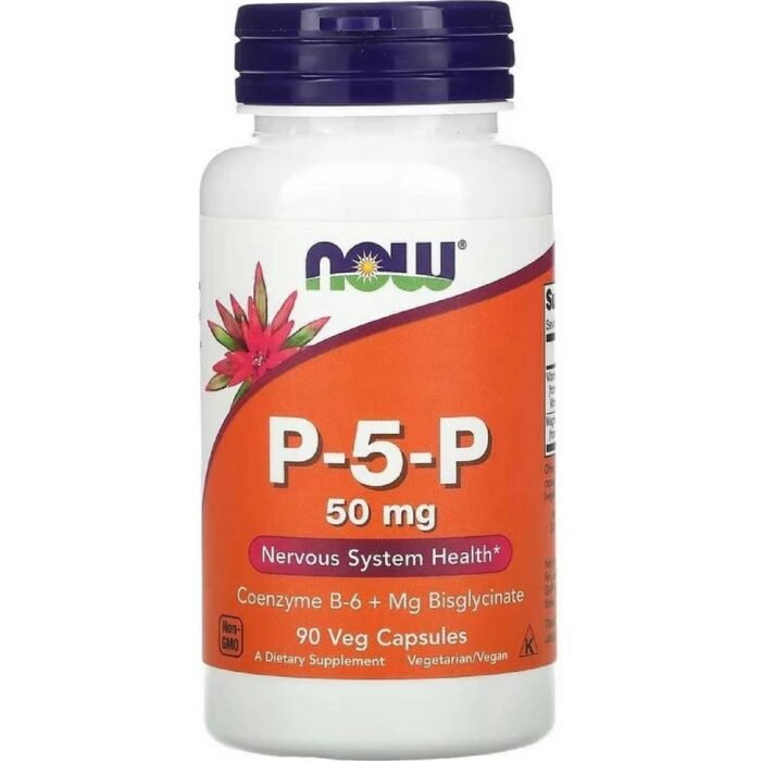Supports nervous system health — Now Foods Vitamin B6 P-5-P 50 mg active form,