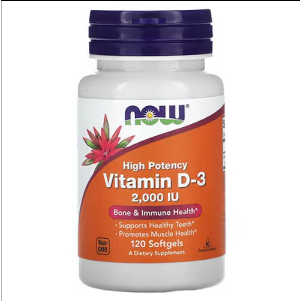 now foods vitamin d 3 high potency 2000 iu 120 Bone & Teeth Health -NOW Foods, Vitamin D-3, High Potency, 2,000 IU,