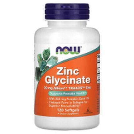Immune System Support-NOW Foods, Zinc Glycinate,