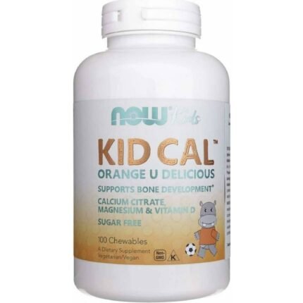 Calcium deficiency in children — NOW Kid Cal, Calcium, Magnesium & Vitamin D for Kids Orange,