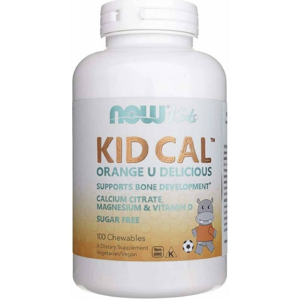 now kid calcalciummagnesium and vitamin d for kids orange100 Calcium deficiency in children — NOW Kid Cal, Calcium, Magnesium & Vitamin D for Kids Orange,