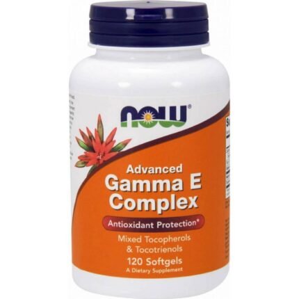 Supports cardiovascular health — Now Vitamin E Advanced Gamma E Complex,