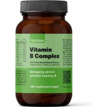 Supports normal energy metabolism — Nutraseu Vitamin B Complex 100% Plant Based,