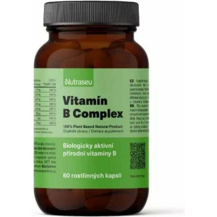 Soutient le métabolisme énergétique normal — Nutraseu Vitamin B Complex 100% Plant Based,