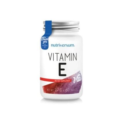 Supports skin health — Nutriversum Vitamin E, 60,