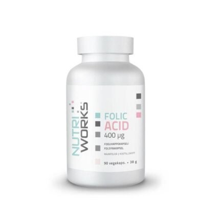 Supports normal immune system function — NutriWorks Folic Acid 400 µg,