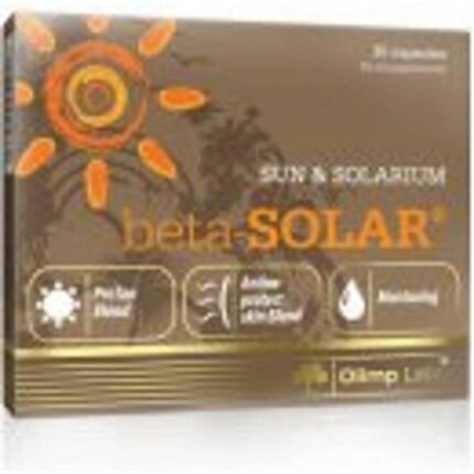 Supports natural and even skin tanning — Olimp Beta Solar,