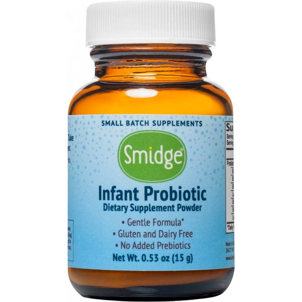 organic smidge infant probiotics including a dosing spoon15g Supports digestive health — Organic Smidge Infant Probiotics including a Dosing Spoon, 15g,