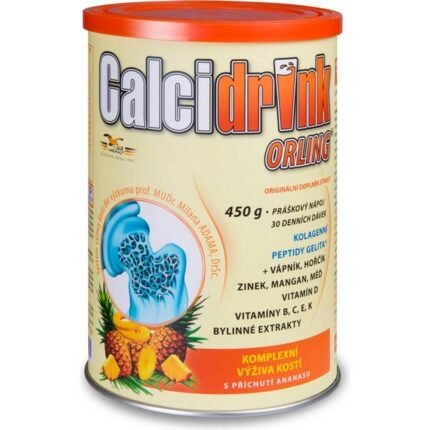 Calcium deficiency in the body — Orling Calcidrink pineapple drink, 450g,