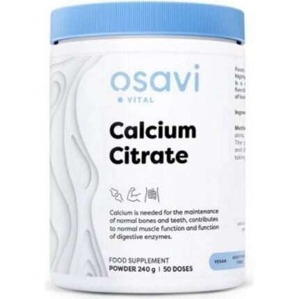 Calcium deficiency in the body — Osavi Calcium Citrate, 240g,