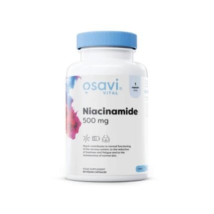 Supports energy metabolism — Osavi Niacinamide Vitamin B3 500 mg,