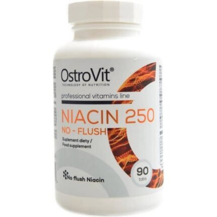 Supports energy metabolism — OstroVit Niacin 250 No-Flush Vitamin B3,