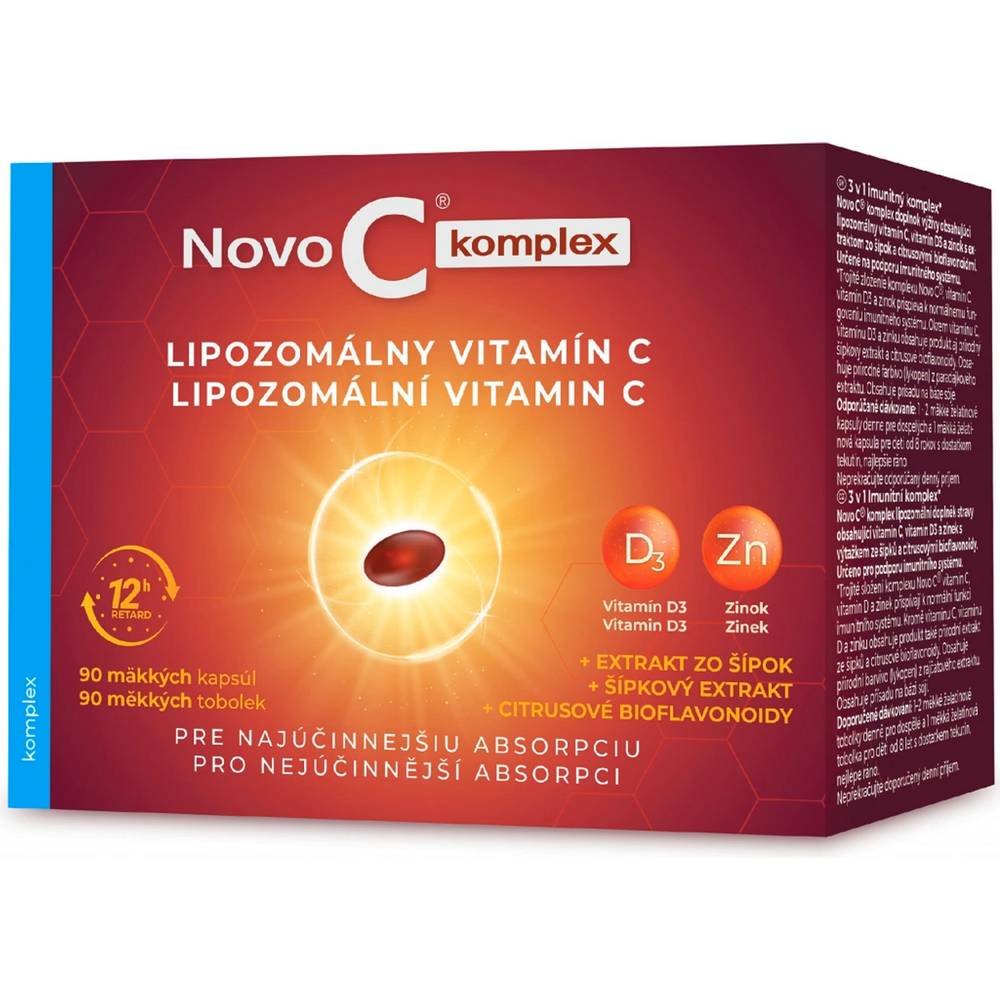 penta novo c complex liposomal vitamin c vitamin d3 zinc90 Immune system support — Penta Novo C Complex Liposomal Vitamin C + Vitamin D3 + Zinc,