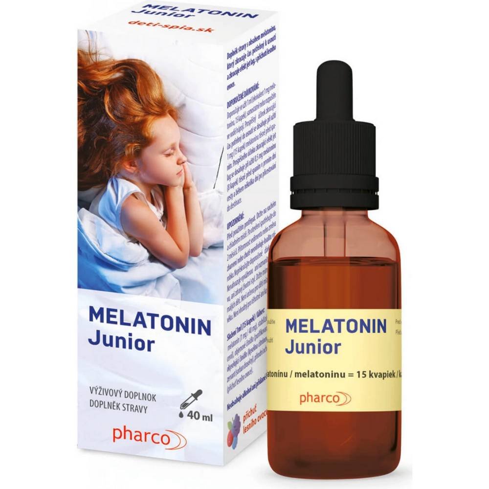 pharco melatonin junior cz40ml Promotes restful sleep — Pharco MELATONIN Junior CZ, 40ml,