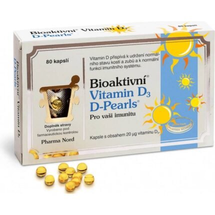 Support for bone and teeth health — Pharma Bioactive Vitamin D3 D-Pearls 38 mcg,