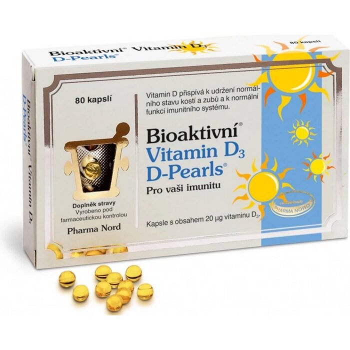 Support for bone and teeth health — Pharma Bioactive Vitamin D3 D-Pearls 38 mcg,