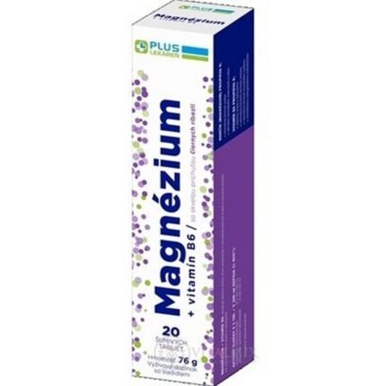 Supports nervous system function — PLUS PHARMACIE Magnesium + Vitamin B6 with Blackcurrant,