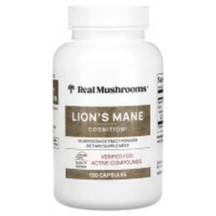 Immune System Support-Real Mushrooms Lion's Mane, Mushroom Extract Powder,