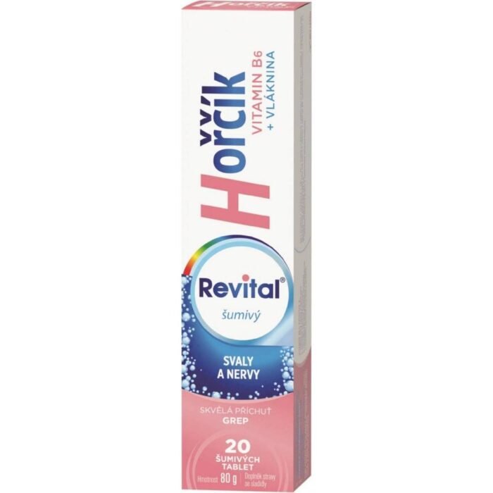 Supports healthy muscle and nerve function — Revital Magnesium + Vitamin B6 Raspberry,