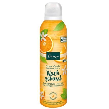 Kneipp Shower Foam with Jojoba Oil and Orange Blossom Scent, 200 ml