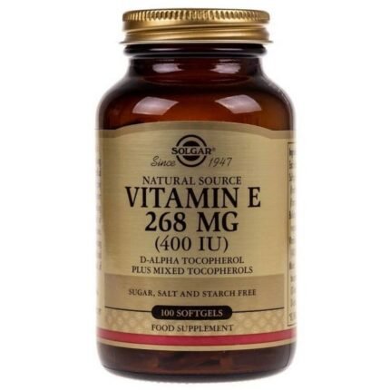 Supports skin health — Solgar Vitamin E 400 IU,