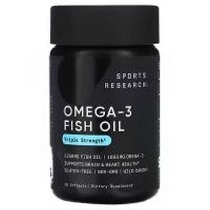 Cardiovascular support-Sports Research Omega-3 Fish Oil.