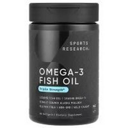 Cardiovascular support-Sports Research Omega-3 Fish Oil.