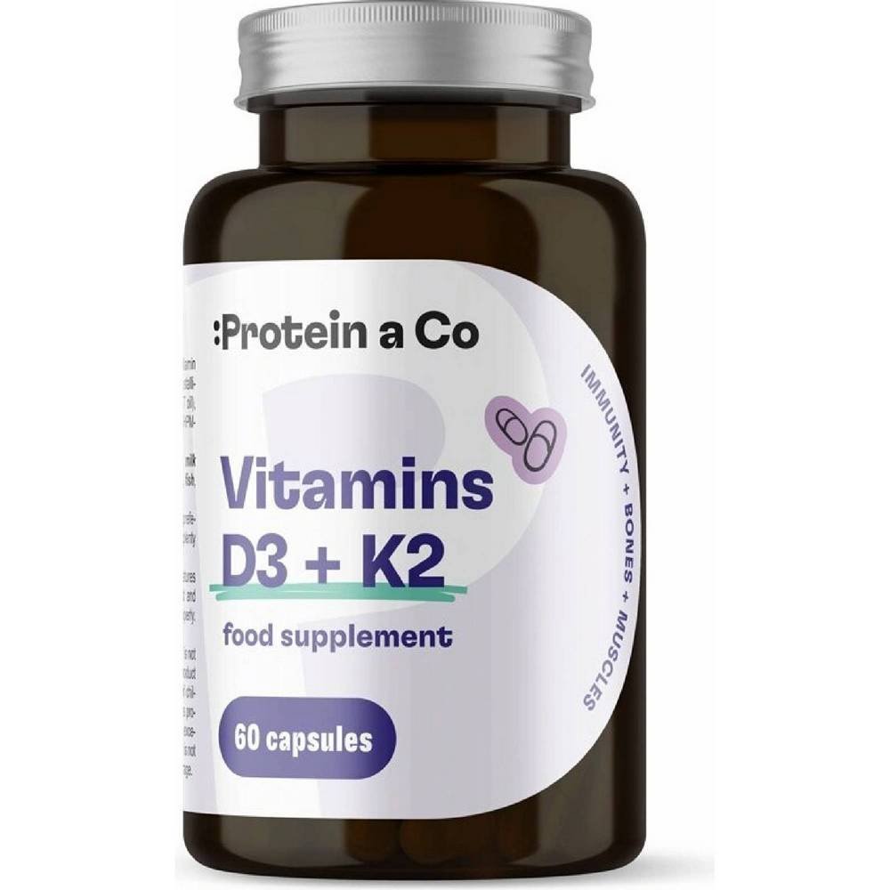 strongmed proteinandco vitamin d3 k260 Supports bone health — StrongMed Protein&Co. Vitamin D3 + K2,