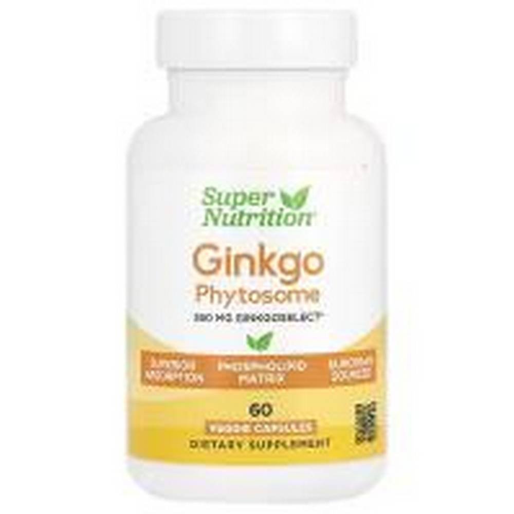 super nutrition ginkgo phytosome 360 mg 60 super nutrition fitosoma de ginkgo 360 mg 60 Memory and Concentration Improvement -Super Nutrition Ginkgo Phytosome ,