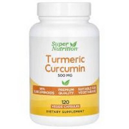Anti-inflammatory action -Super Nutrition Turmeric Curcumin 500 mg,